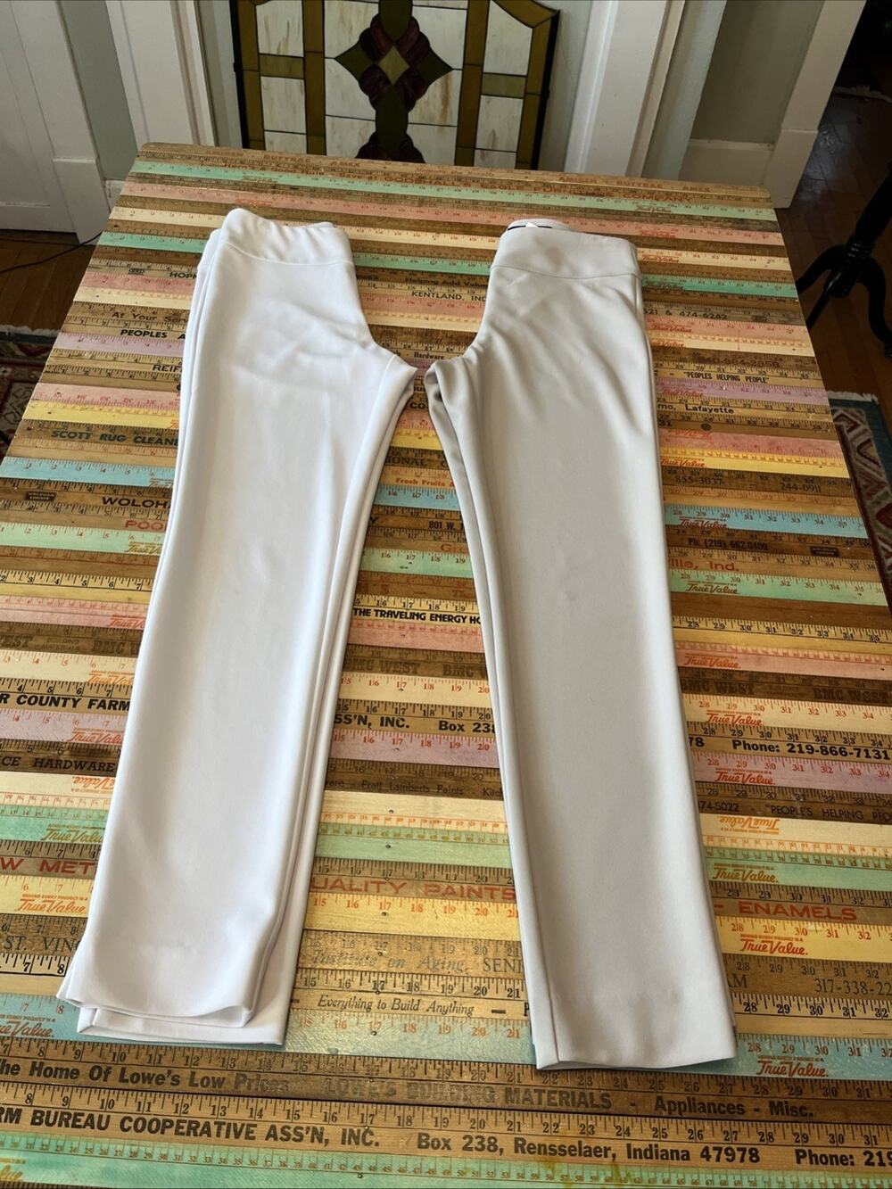 Krazy Crazy Larry Pull On Pants Stretch Size 2 Made In USA Lot Of 2 Pairs Xs S